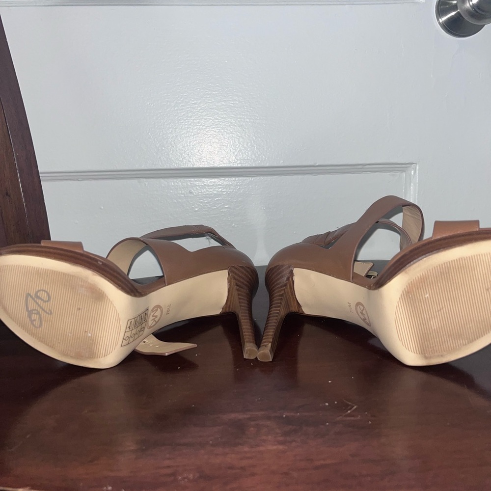 MICHAEL Michael Kors Brown Strappy Heels - Picture 3 of 4